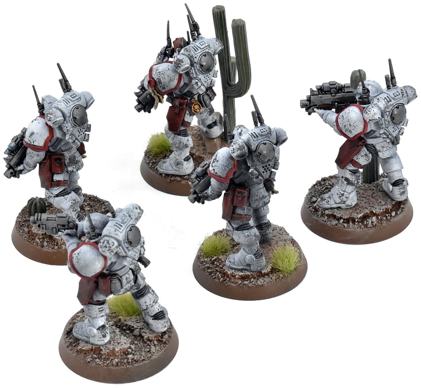 SPACE MARINES 5 Primaris Infiltrators #1 WELL PAINTED 40K White Scars 9202