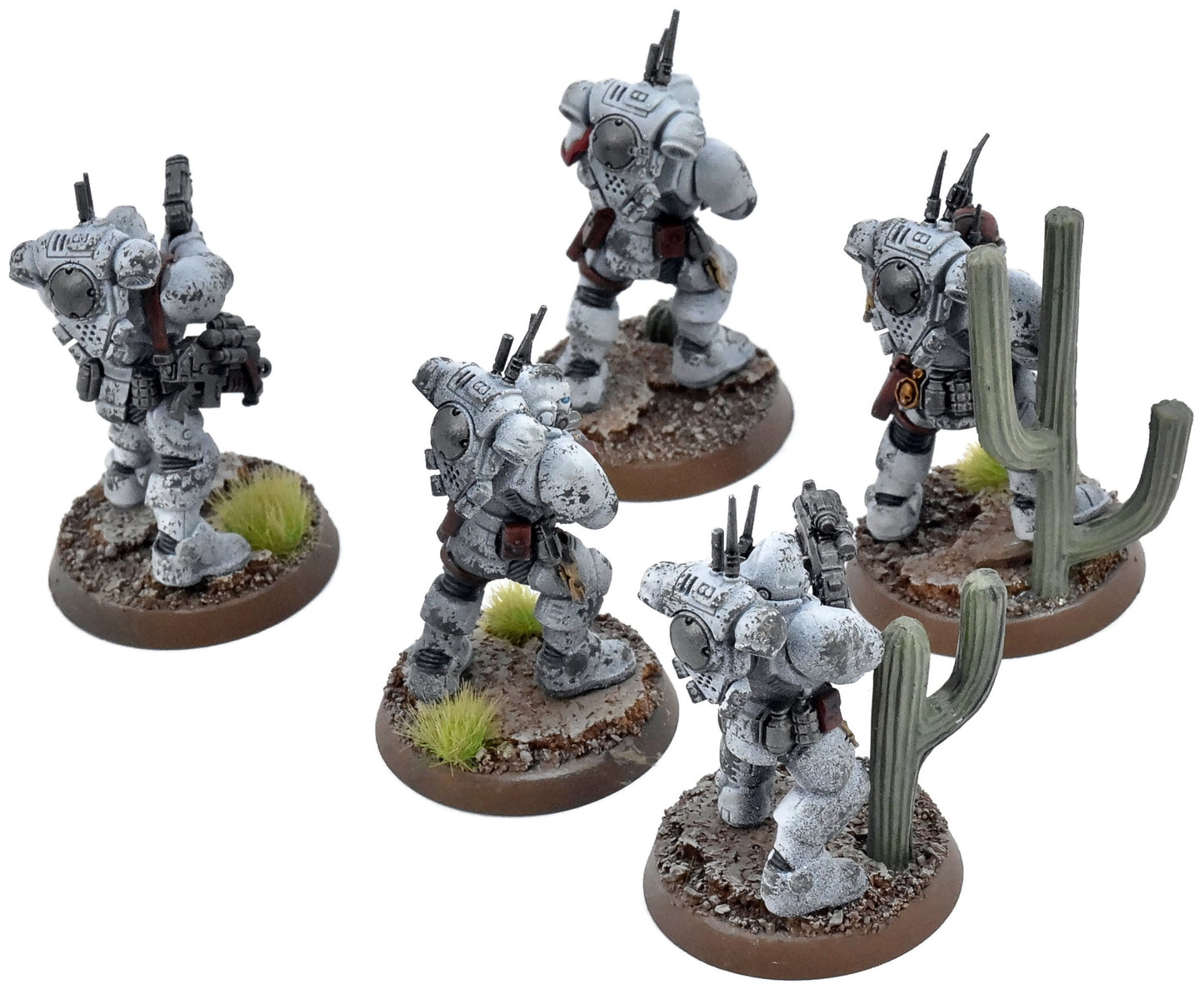 SPACE MARINES 5 Primaris Infiltrators #1 WELL PAINTED 40K White Scars 9202