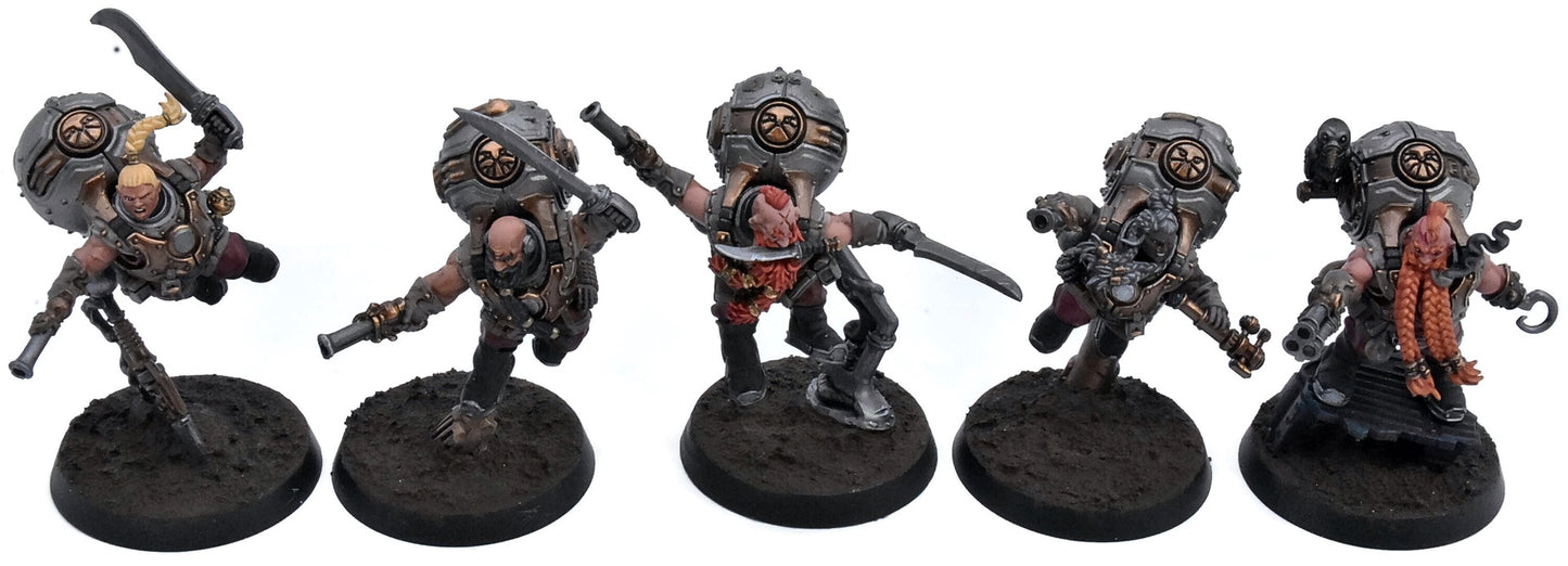 KHARADRON OVERLORDS 5 Overlords Vongrim Harpoon Crew #1 PRO PAINTED Sigmar 8790