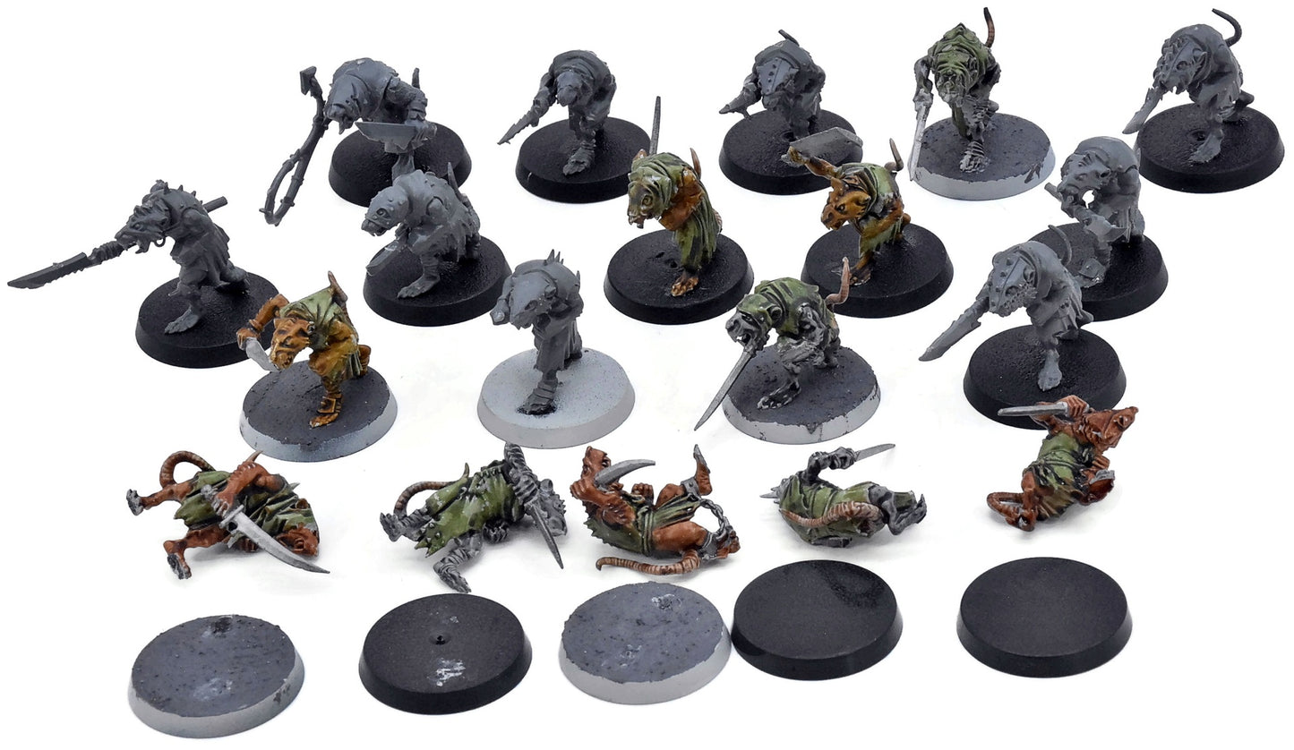 SKAVEN 19 clanrats #1 Warhammer Sigmar 9431