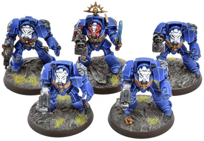 SPACE MARINES 5 Terminators #1 WELL PAINTED Warhammer 40K 8936
