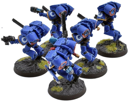 SPACE MARINES 5 Vanguard Veteran Squad #1 WELL PAINTED Warhammer 40K 8967