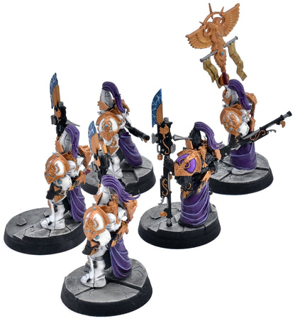 ADEPTUS CUSTODES 5 Custodian Wardens #8 WELL PAINTED Warhammer 40K 7388