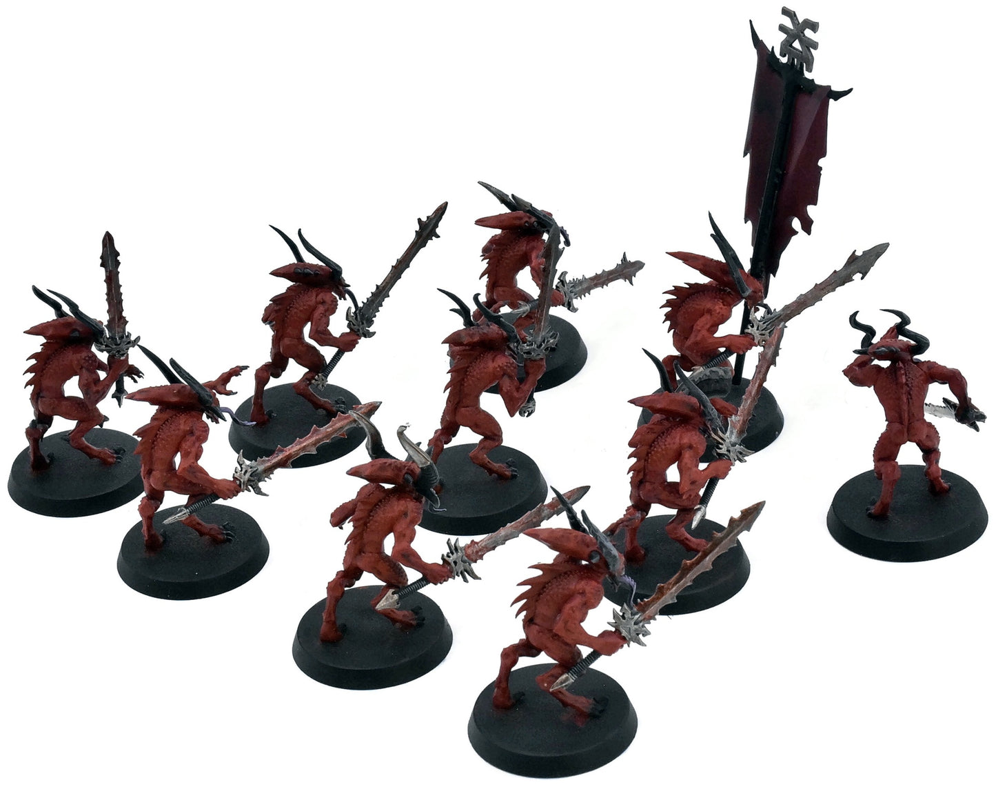 BLADES OF KHORNE Bloodletters Of Khorne #1 WELL PAINTED Warhammer Sigmar 9523