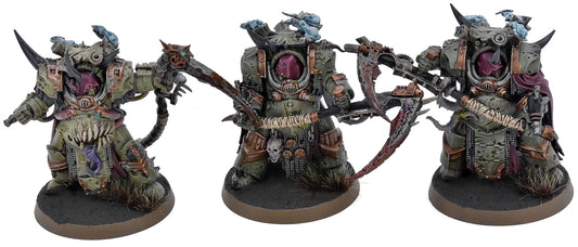 DEATH GUARD 3 Deathshroud Bodyguard #1 WELL PAINTED 40K 9561