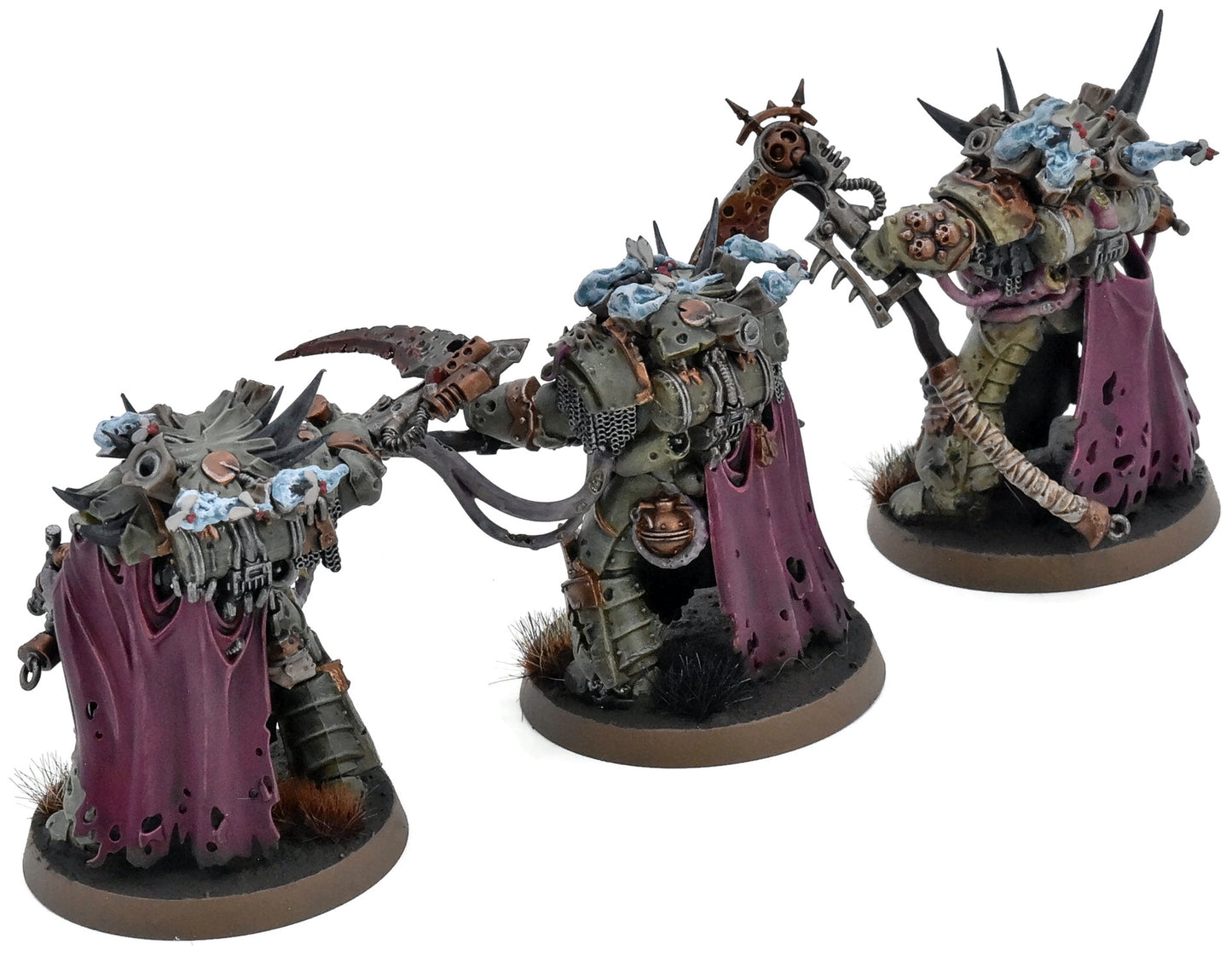 DEATH GUARD 3 Deathshroud Bodyguard #1 WELL PAINTED 40K 9561