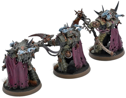 DEATH GUARD 3 Deathshroud Bodyguard #1 WELL PAINTED 40K 9561