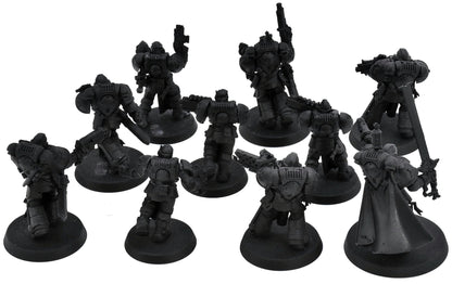 BLACK TEMPLARS 10 Black Templars Primaris Crusader Squad #1 Warhammer 40K 9653