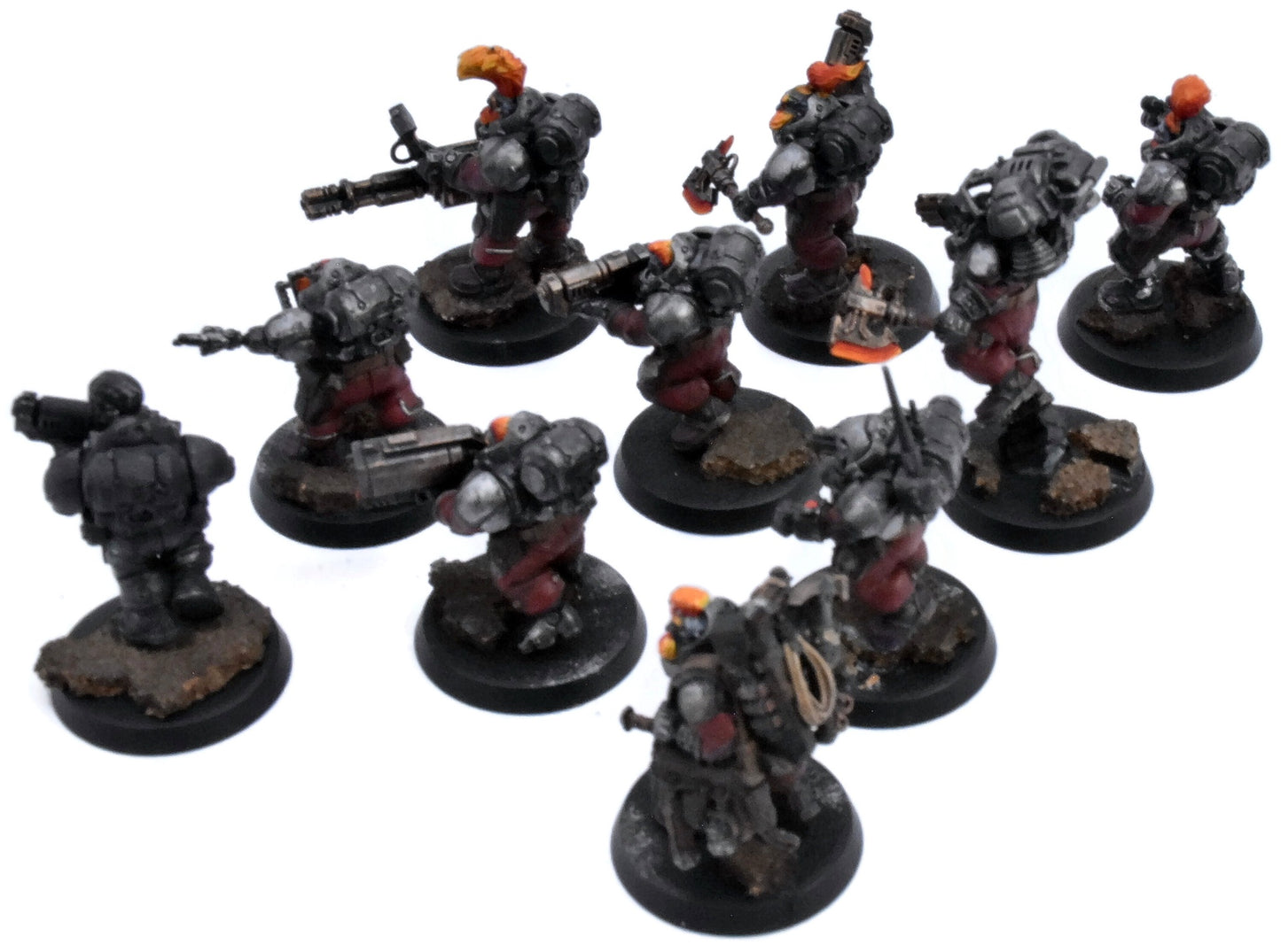 LEAGUE OF VOTANN 10 Hearthkyn Warriors #1 WELL PAINTED Warhammer 40K 9100