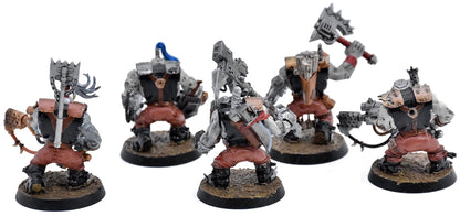 ORKS 5 Nobz #1 classic Warhammer 40K 7456