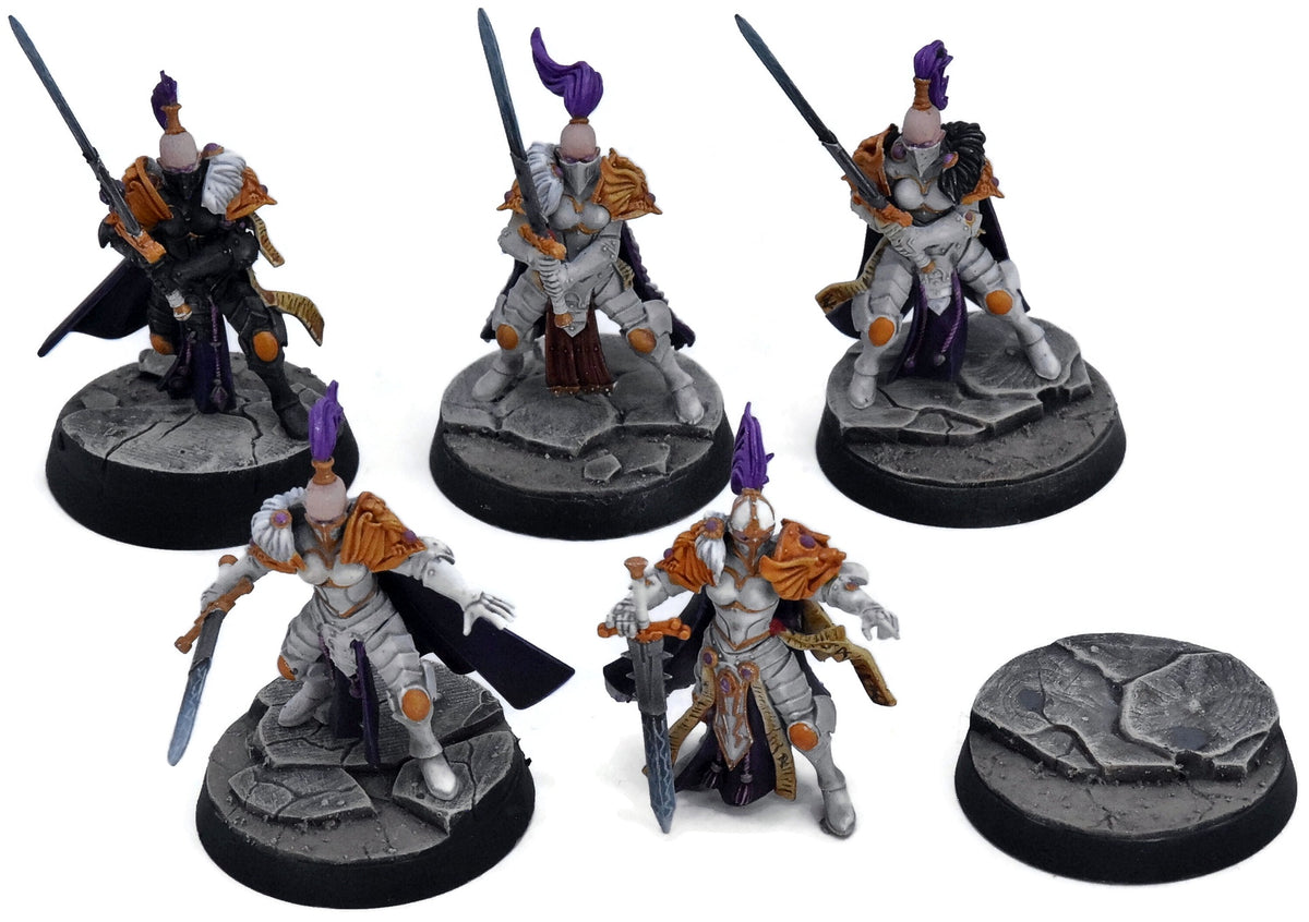 ADEPTUS CUSTODES 5 Sisters Of Silence #5 WELL PAINTED Warhammer 40K 7487