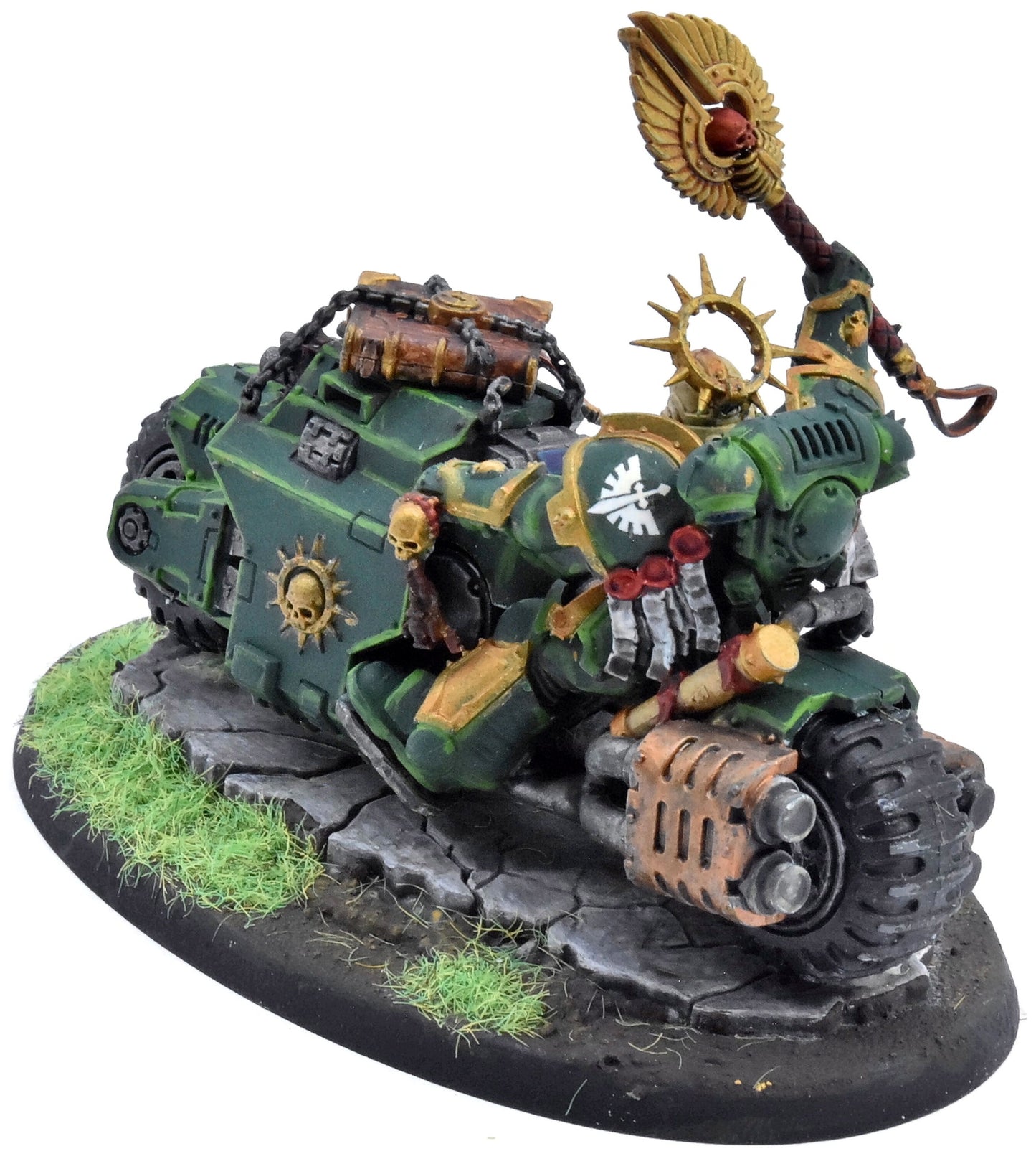 DARK ANGELS Chaplain on Bike #1 Warhammer 40K 9346