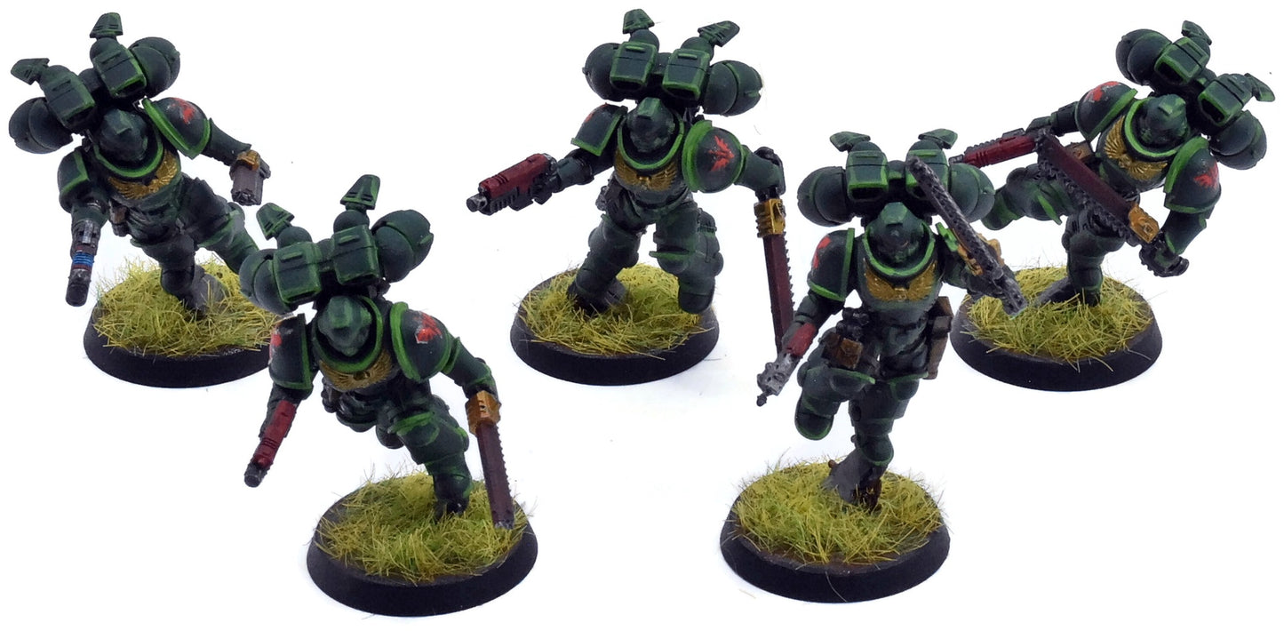 DARK ANGELS 5 Assault intercessors with Jump pack #1 Warhammer 40K 9414