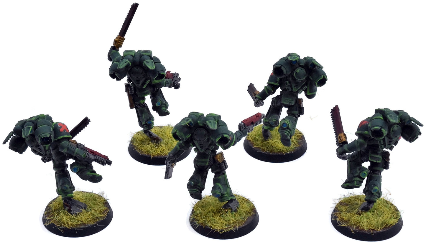 DARK ANGELS 5 Assault intercessors with Jump pack #1 Warhammer 40K 9414