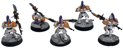 ADEPTUS CUSTODES 5 Custodian Guard Squad #2 WELL PAINTED 40K 7654