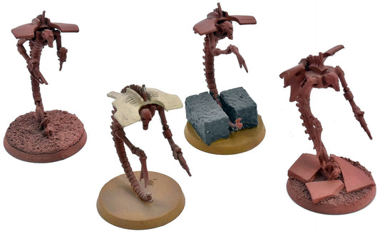 NECRONS 4 Canoptek Wraiths #5 OOP METAL Warhammer 40K Missing 1 Arm 0192