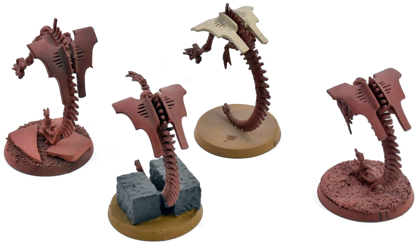 NECRONS 4 Canoptek Wraiths #5 OOP METAL Warhammer 40K Missing 1 Arm 0192