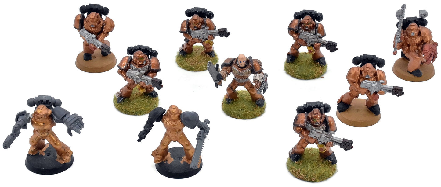 SPACE MARINES 10 Tactical Marines #1 Warhammer 40K 0222
