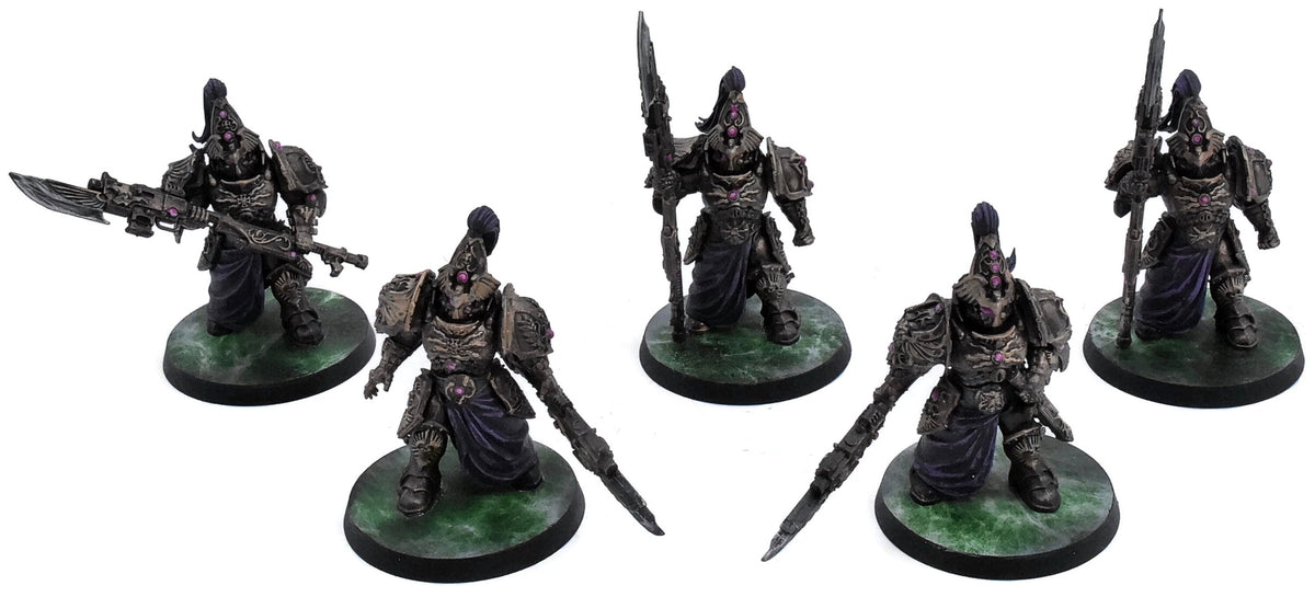 ADEPTUS CUSTODES 5 Custodian Wardens #2 WELL PAINTED 40K 7746