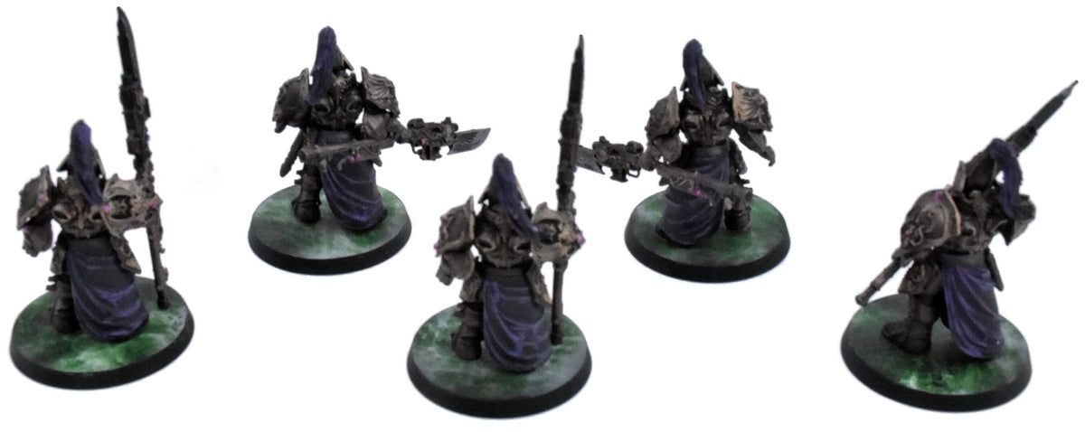 ADEPTUS CUSTODES 5 Custodian Wardens #2 WELL PAINTED 40K 7746