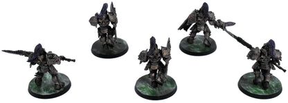 ADEPTUS CUSTODES 5 Custodian Guard Squad #2 WELL PAINTED 40K 7753