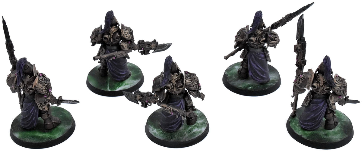 ADEPTUS CUSTODES 5 Custodian Wardens #1 WELL PAINTED 40K 7760