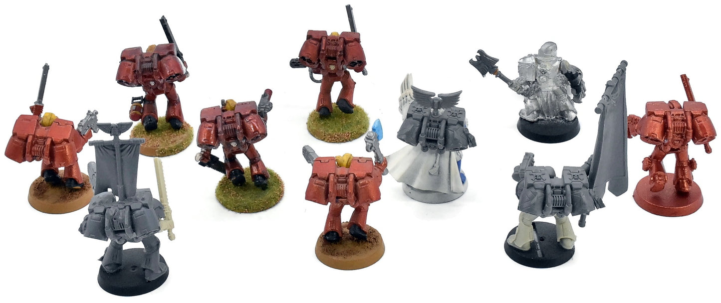 SPACE MARINES 10 Assault Squad #2 METAL PARTS Warhammer 40K 0345