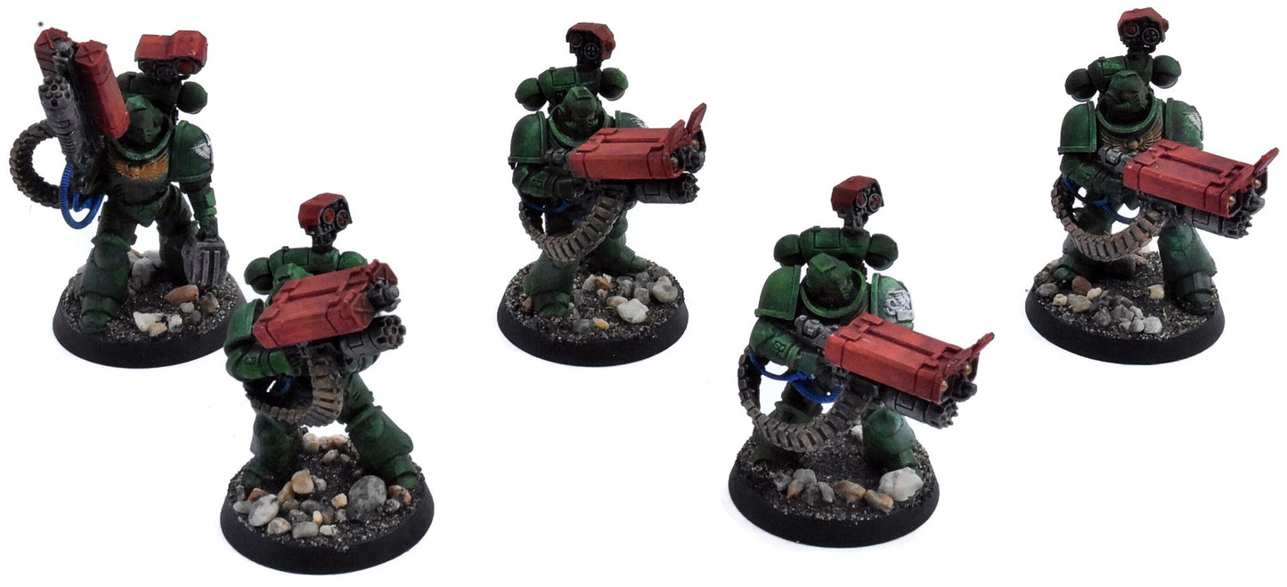 SPACE MARINES 5 Desolation Squad #1 WELL PAINTED 40K 9834