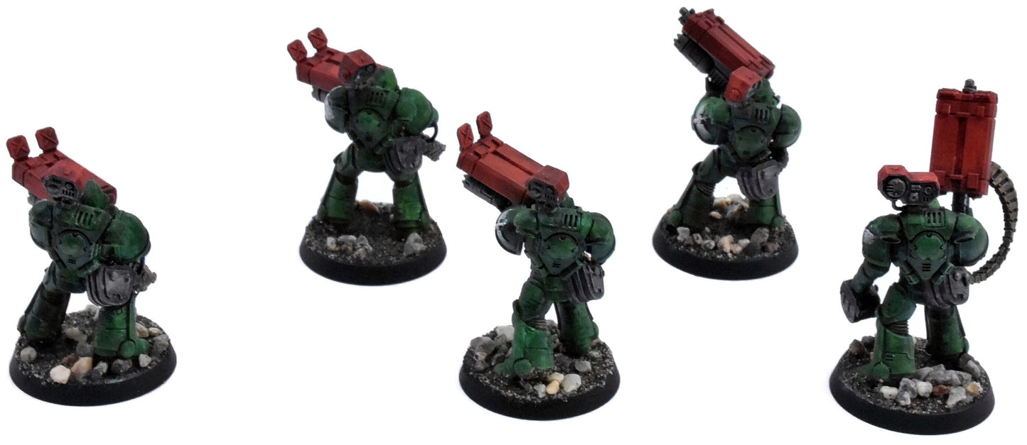 SPACE MARINES 5 Desolation Squad #1 WELL PAINTED 40K 9834