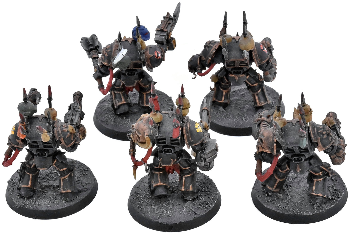 CHAOS SPACE MARINES 5 Chaos Terminators Squad #1 Warhammer 40K 0543