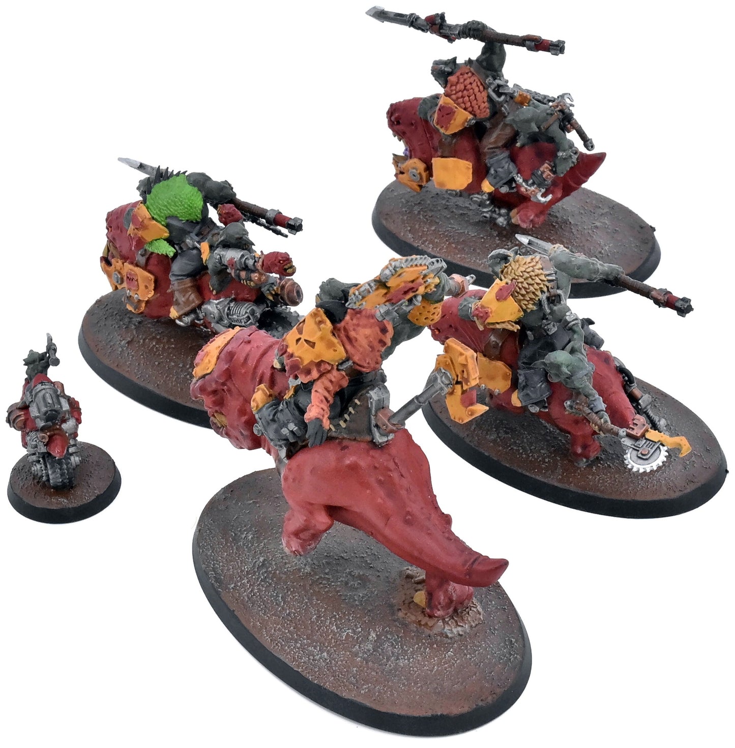 ORKS 3 Squighog Boyz #1 Warhammer 40K 0642