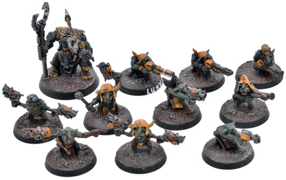 ORKS 10 Gretchins with runtherd #2 Warhammer 40K 0659