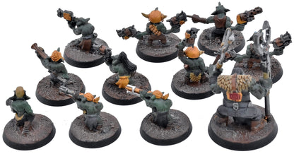 ORKS 10 Gretchins with runtherd #2 Warhammer 40K 0659