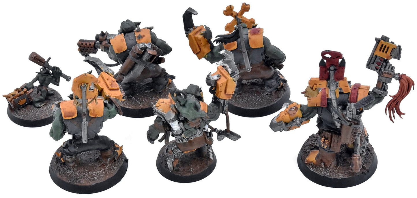 ORKS 5 Ork Nobz #1 Warhammer 40K 0673