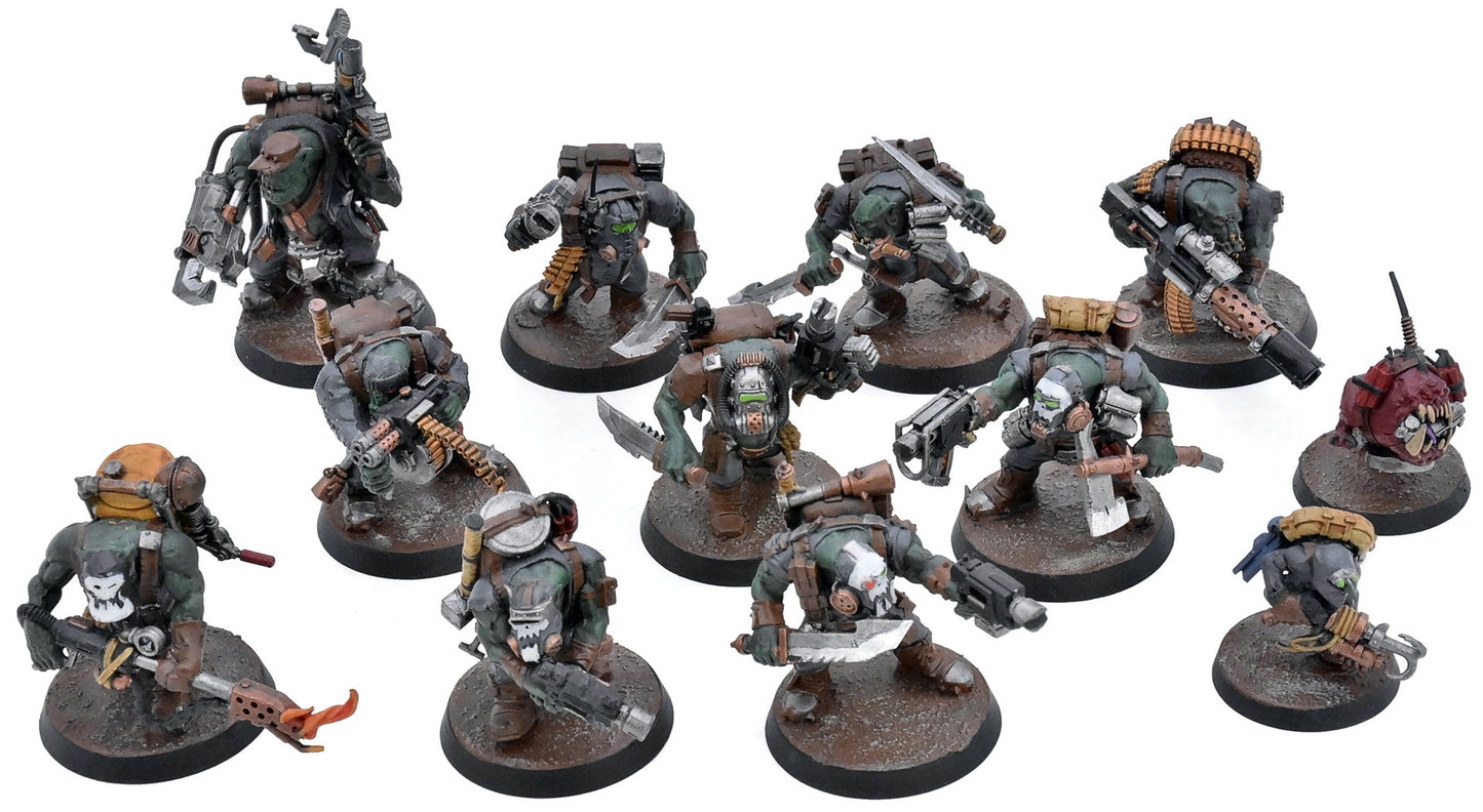 ORKS 10 Kommandos #1 Warhammer 40K 0727
