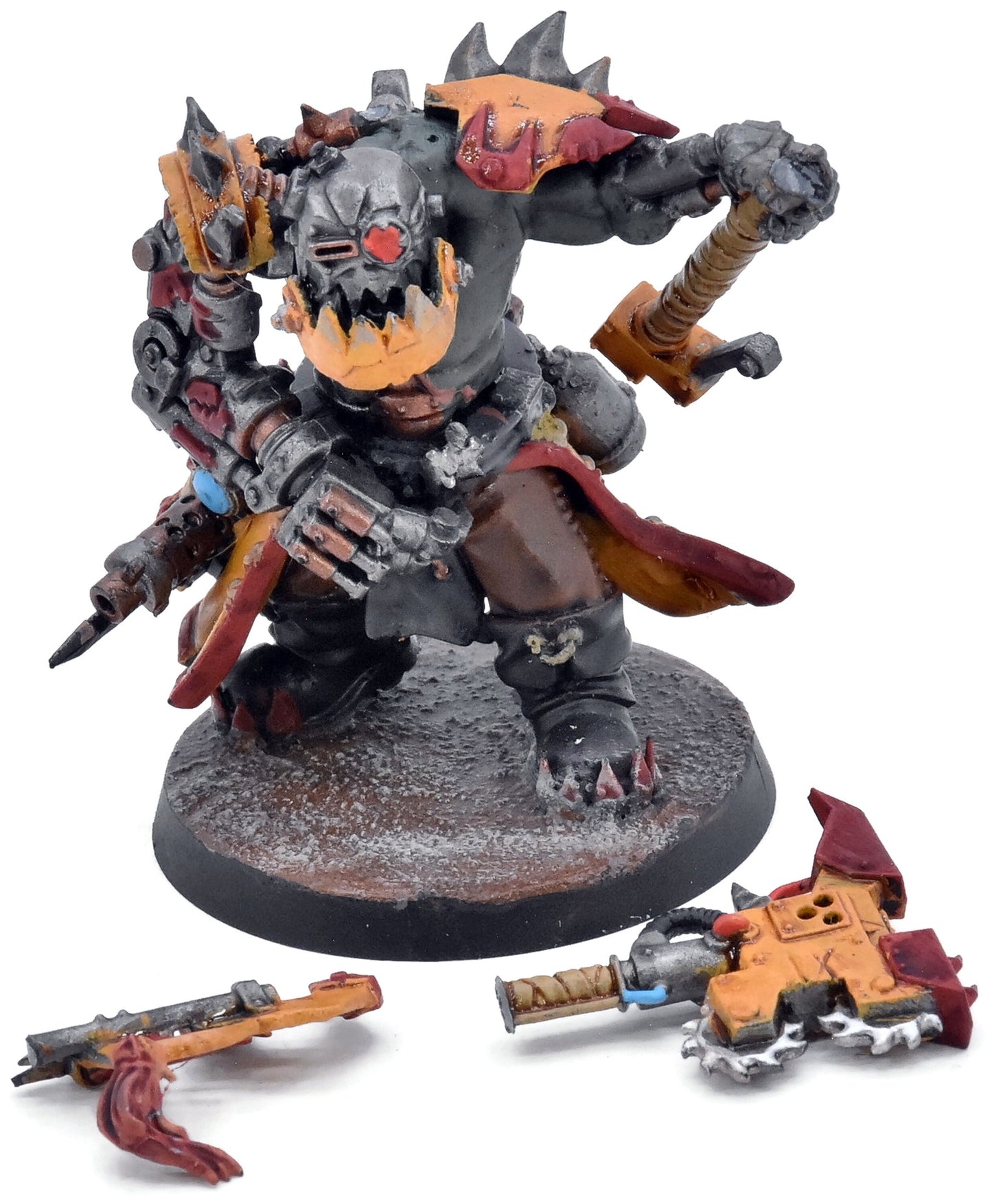 ORKS Warboss In Mega Armour #1 Warhammer 40K Converted 0758