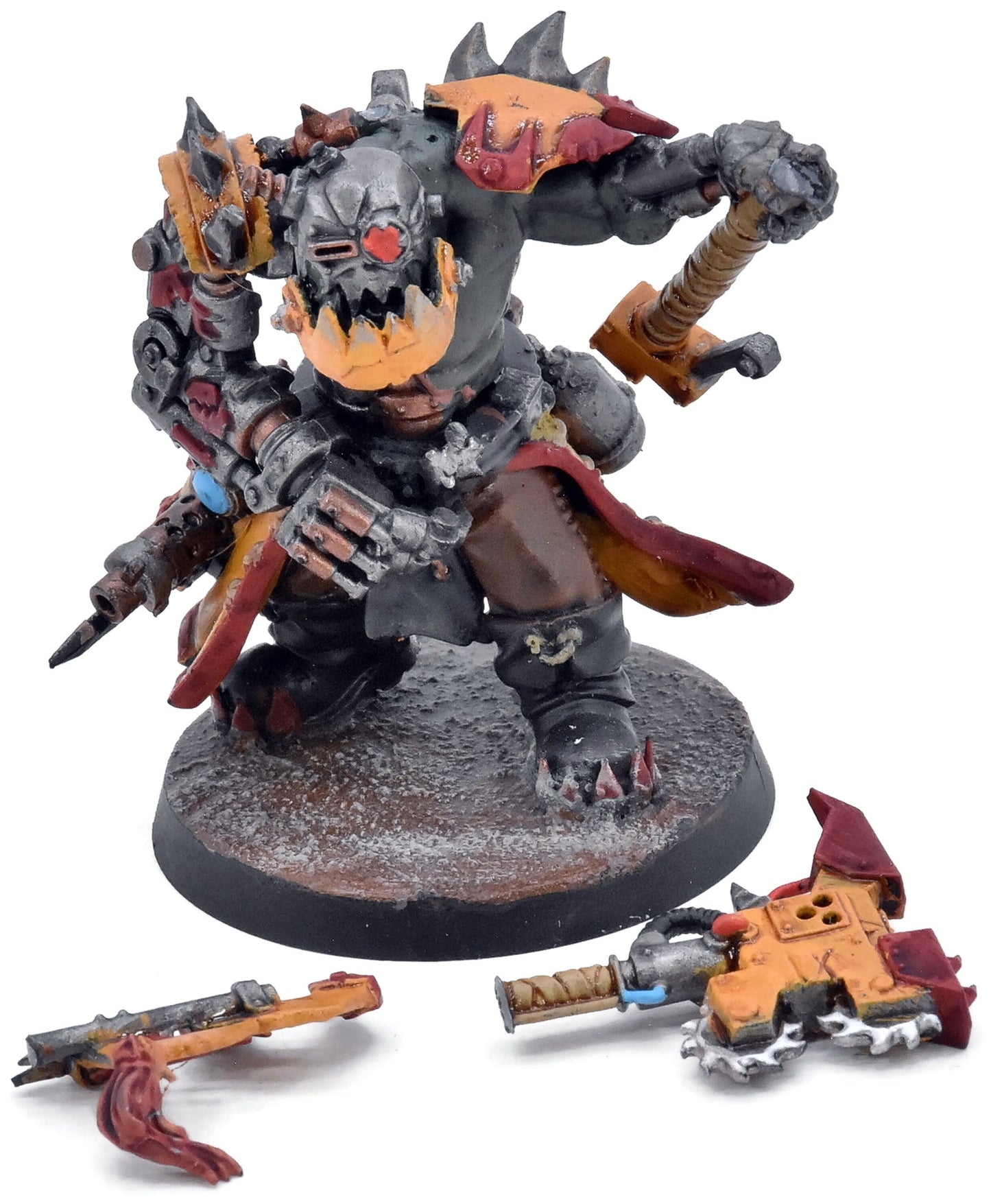 ORKS Warboss In Mega Armour #1 Warhammer 40K Converted 0758