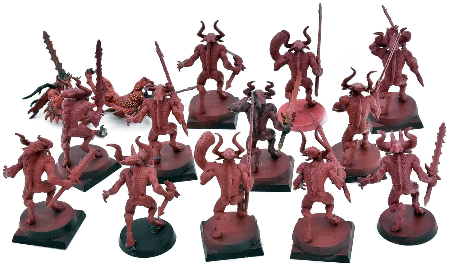 BLADES OF KHORNE 14 Bloodletters Of Khorne #9 Warhammer Sigmar 0840