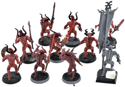 BLADES OF KHORNE 10 Bloodletters Of Khorne #6 Warhammer Sigmar 0895