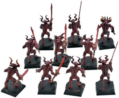 BLADES OF KHORNE 10 Bloodletters Of Khorne #7 Warhammer Sigmar 0918