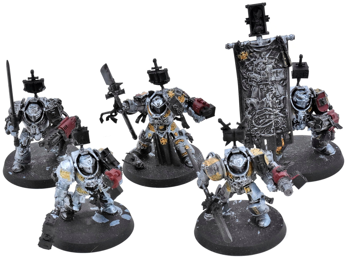 GREY KNIGHTS 5 Gk Paladin Squad #2 Warhammer 40K 0956