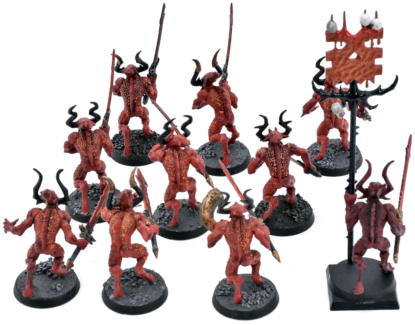 BLADES OF KHORNE 10 Bloodletters Of Khorne #2 Warhammer Sigmar 0963
