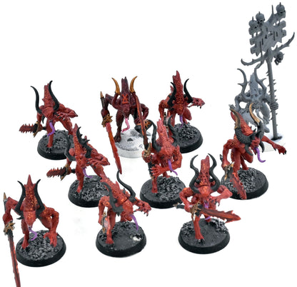 BLADES OF KHORNE 10 Bloodletters Of Khorne #5 Warhammer Sigmar 0987