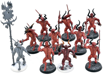 BLADES OF KHORNE 10 Bloodletters Of Khorne #5 Warhammer Sigmar 0987