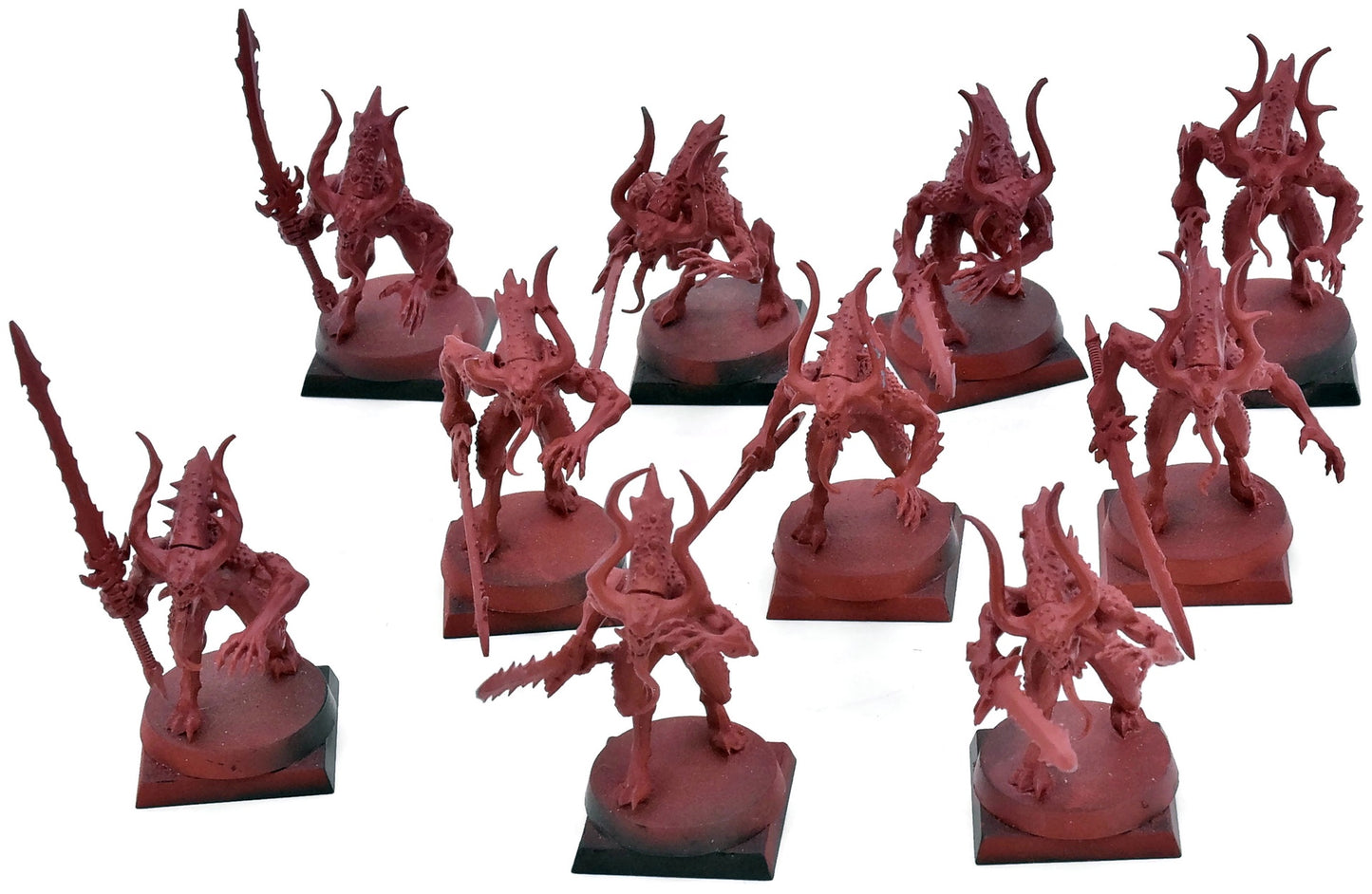 BLADES OF KHORNE 10 Bloodletters Of Khorne #8 Warhammer Sigmar 0994