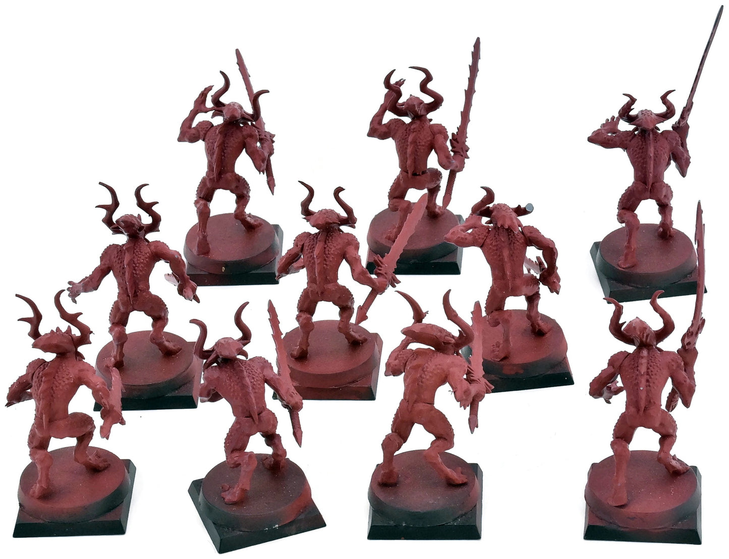 BLADES OF KHORNE 10 Bloodletters Of Khorne #8 Warhammer Sigmar 0994