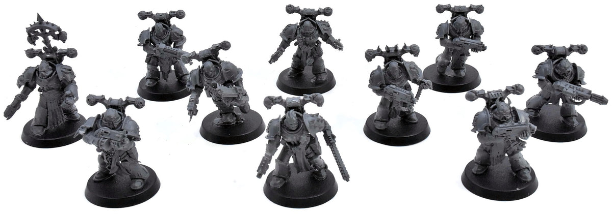 CHAOS SPACE MARINES 10 Chaos Legionnaries #11 Warhammer 40K 9245