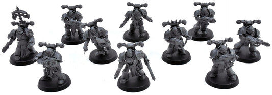 CHAOS SPACE MARINES 10 Chaos Legionnaries #11 Warhammer 40K 9245