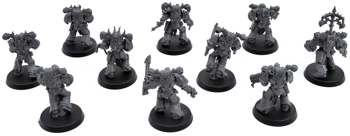 CHAOS SPACE MARINES 10 Chaos Legionnaries #11 Warhammer 40K 9245