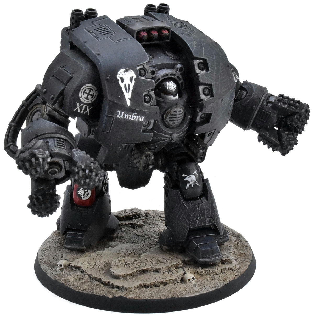 THE HORUS HERESY - Leviathan Siege Dreadnought #1 WELL PAINTED raven guard 9252